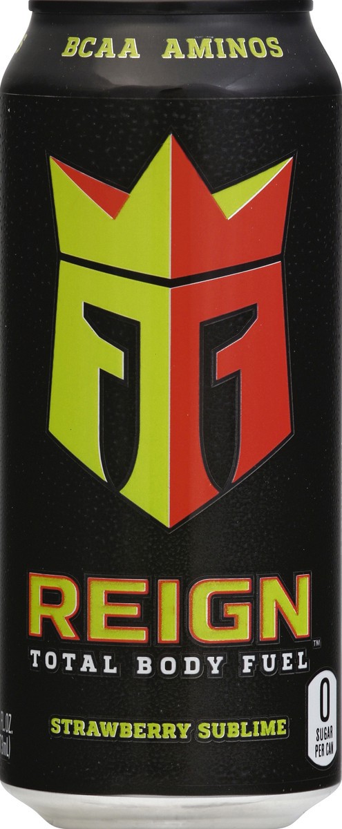 slide 5 of 7, Reign Total Body Fuel Strawberry Sublime Energy Drink 16 fl oz, 16 fl oz