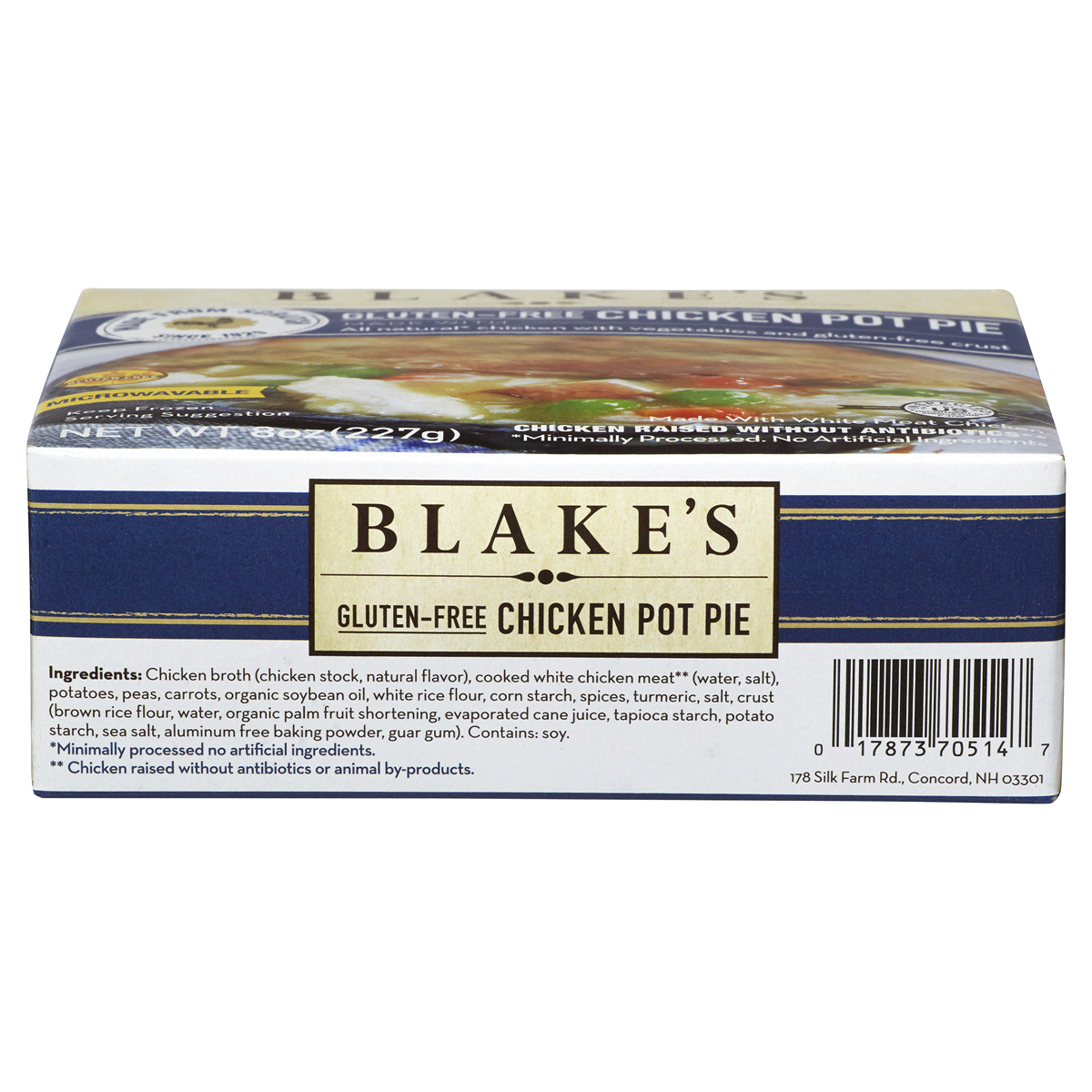 Blake's All Natural Gluten Free Chicken Pot Pie 8 oz Shipt