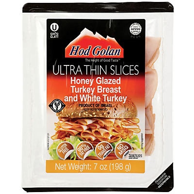 slide 1 of 1, Hod Golan Ultra Thin Honey Glazed Turkey, 7 oz