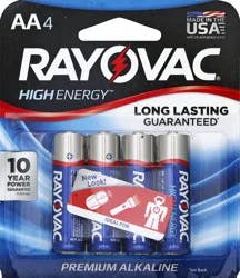 Rayovac Batteries 4 ea