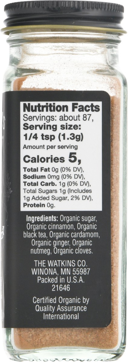slide 10 of 12, Watkins Organic Chai Powder 4.0 oz, 4 oz