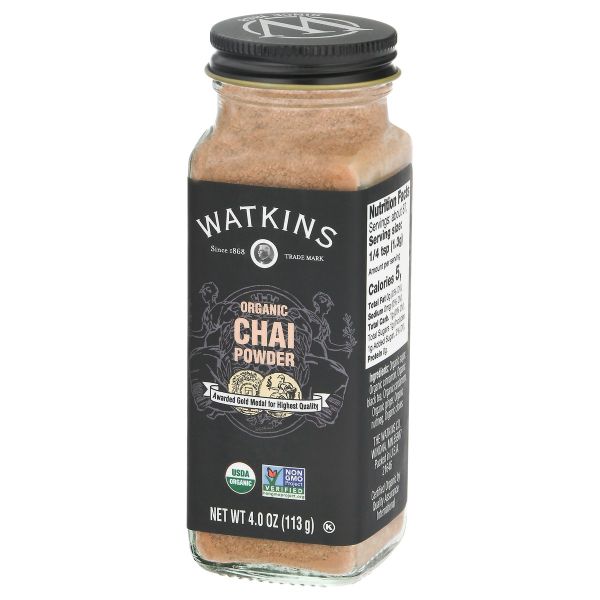 slide 11 of 12, Watkins Organic Chai Powder 4.0 oz, 4 oz