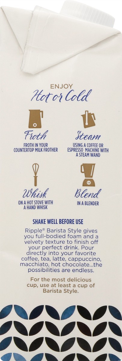 slide 8 of 10, Ripple Barista Style Plant-Based Milk 32 oz, 32 oz