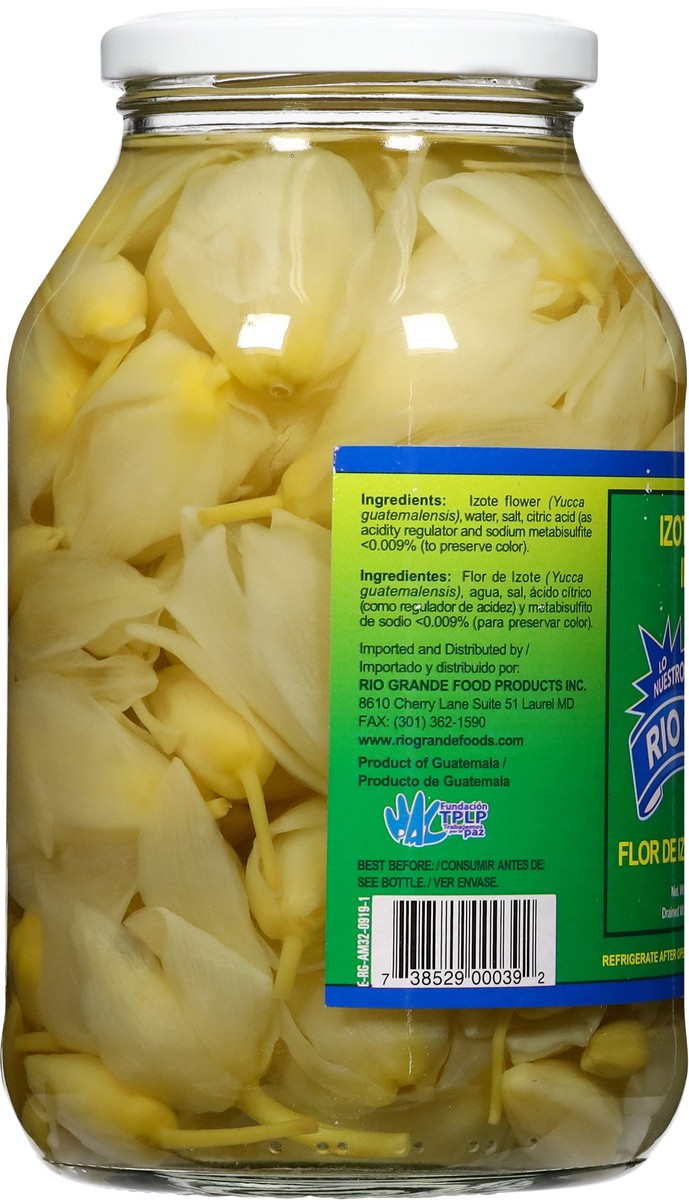 slide 13 of 13, Rio Grande Izote Flower in Brine 32 oz, 32 oz