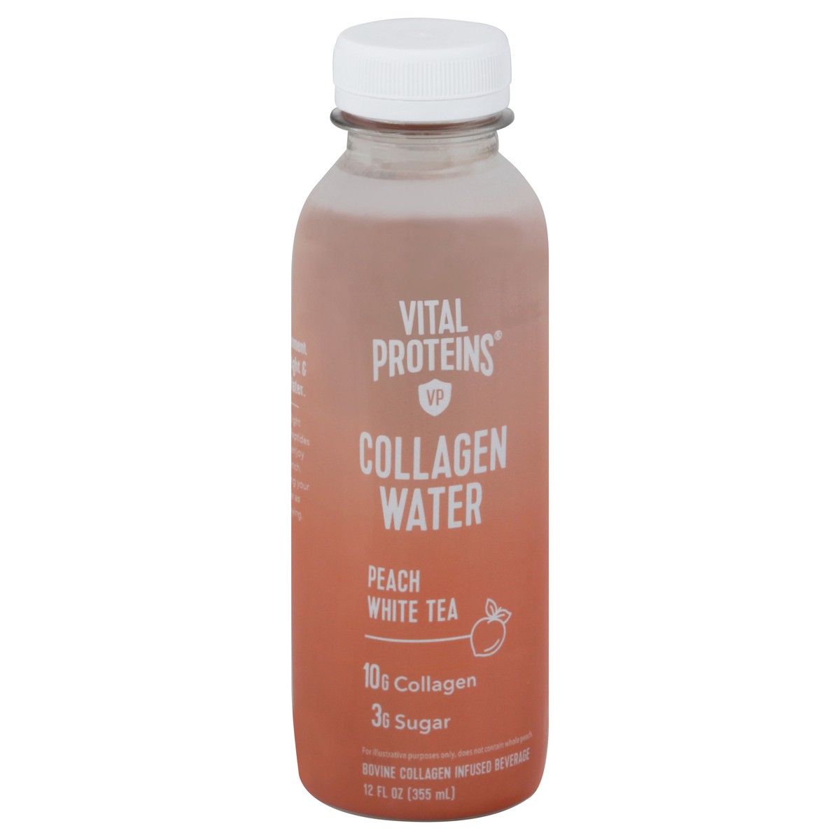 slide 13 of 14, Vital Proteins Peach White Tea Collagen Water 12 fl oz, 12 fl oz