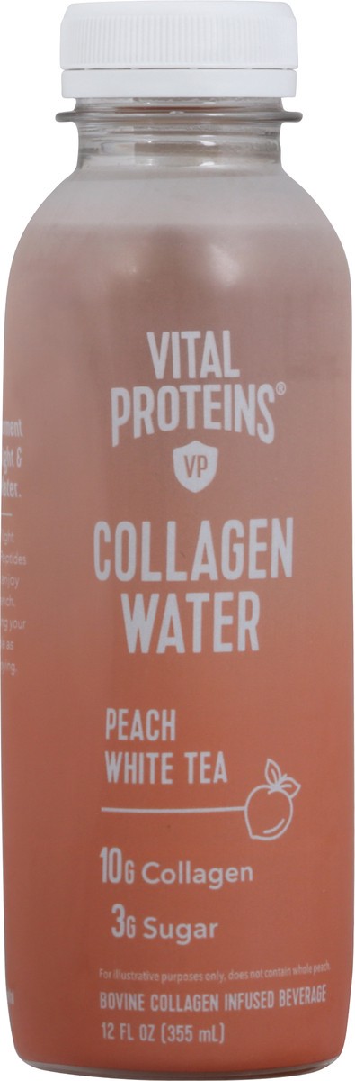 slide 4 of 14, Vital Proteins Peach White Tea Collagen Water 12 fl oz, 12 fl oz