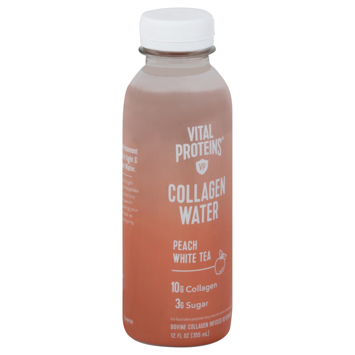 slide 11 of 14, Vital Proteins Peach White Tea Collagen Water 12 fl oz, 12 fl oz