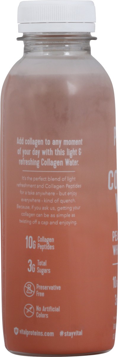 slide 10 of 14, Vital Proteins Peach White Tea Collagen Water 12 fl oz, 12 fl oz