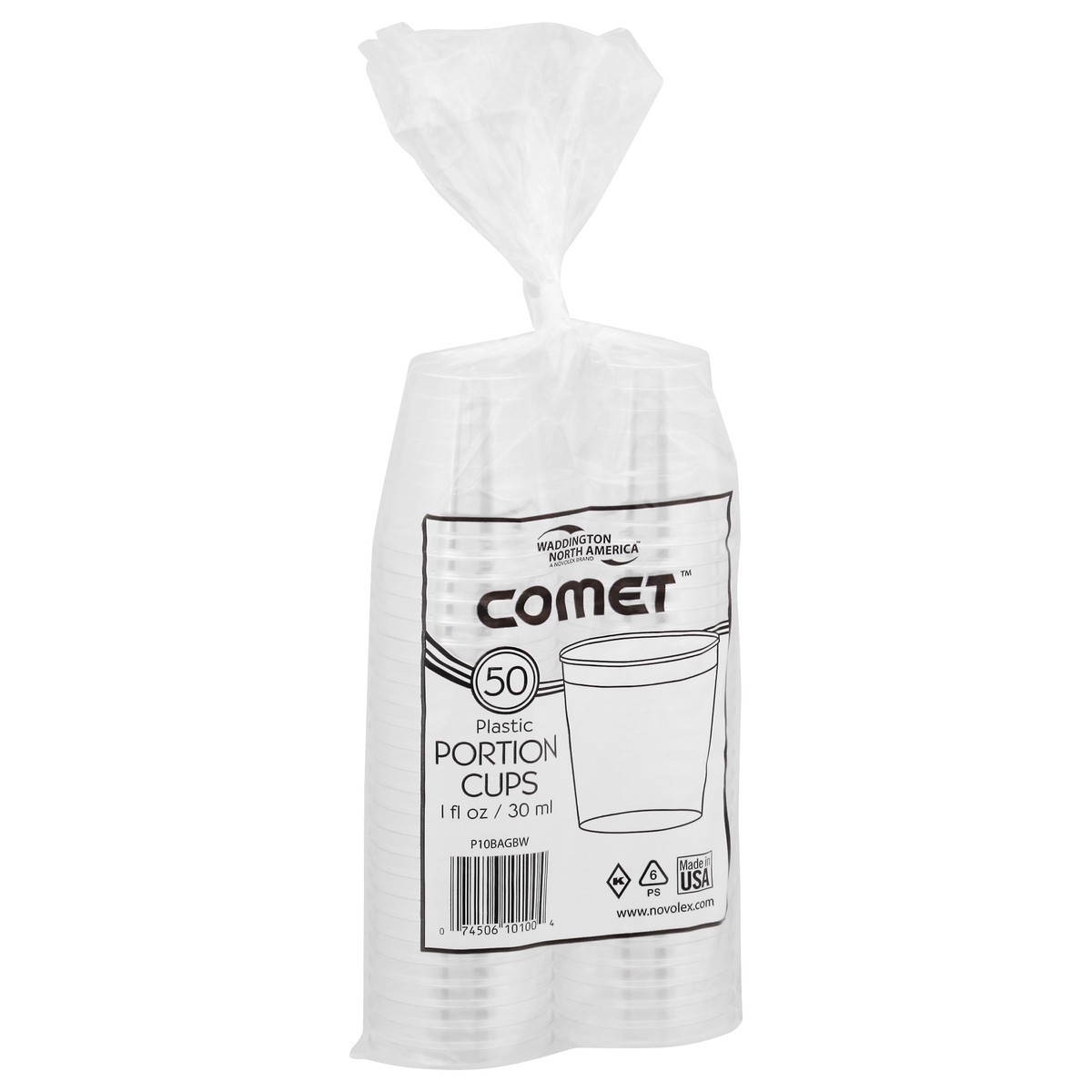 slide 5 of 11, Comet Plastic 1 Ounce Portion Cups 50 ea, 50 ct