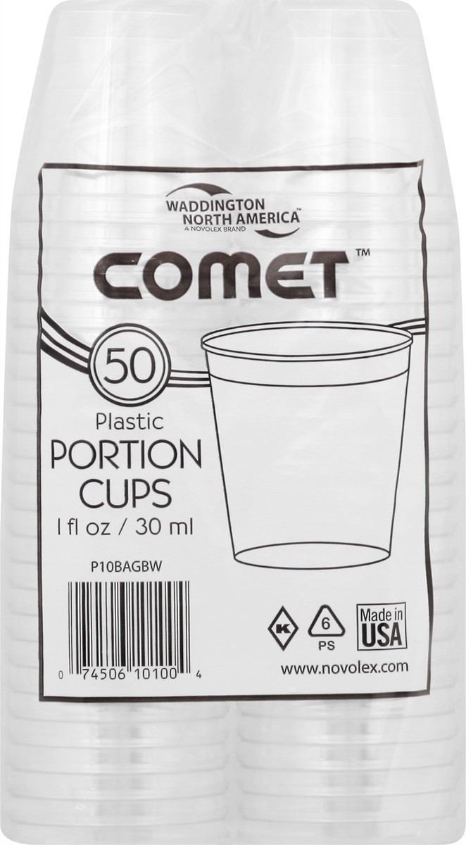 slide 9 of 11, Comet Plastic 1 Ounce Portion Cups 50 ea, 50 ct