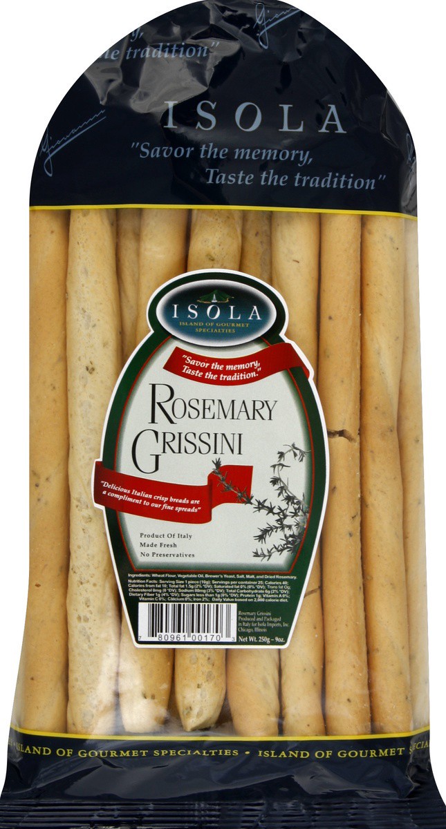 slide 2 of 5, Isola Grissini 9 oz, 220 gram