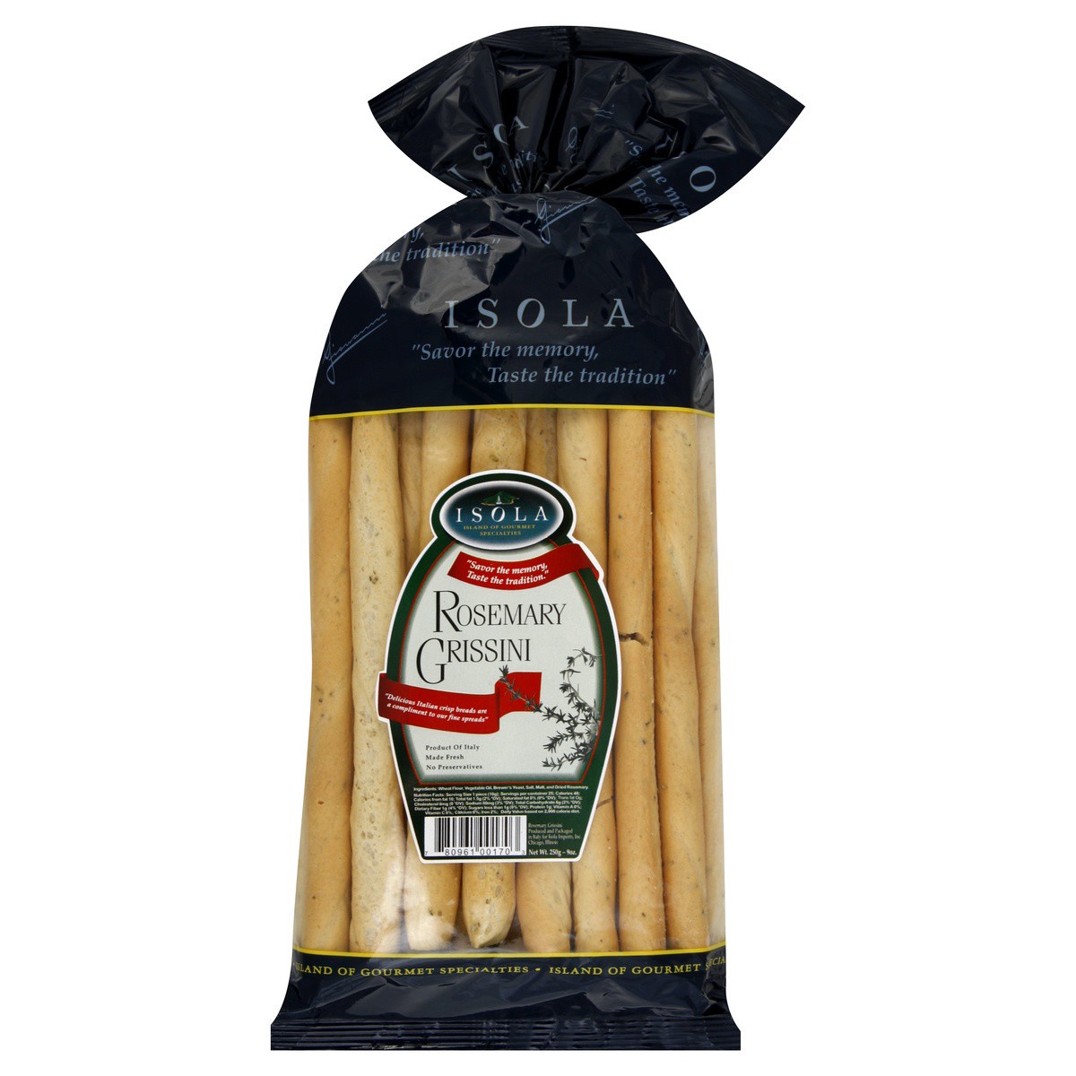 slide 1 of 5, Isola Grissini 9 oz, 220 gram