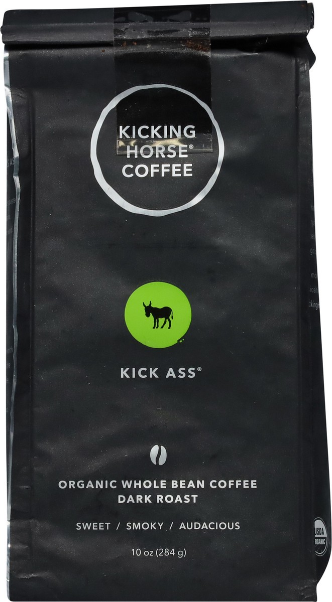 slide 5 of 9, Kicking Horse Coffee Organic Dark Roast Whole Bean Kick Ass Coffee - 10 oz, 10 oz