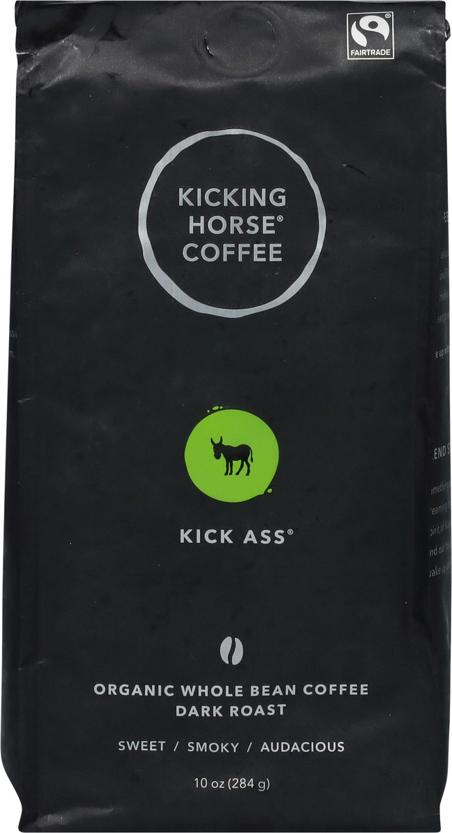 slide 6 of 9, Kicking Horse Coffee Organic Dark Roast Whole Bean Kick Ass Coffee - 10 oz, 10 oz