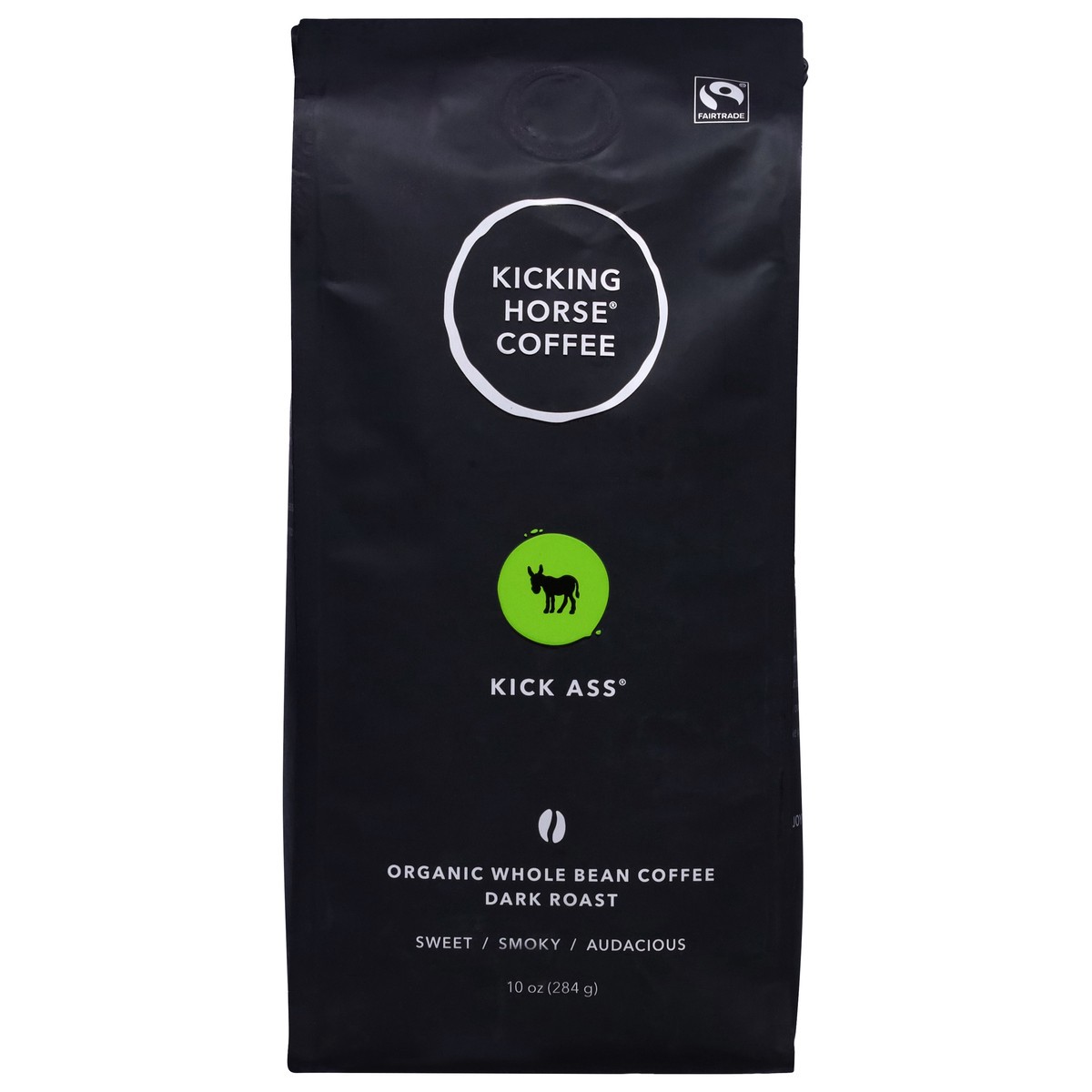 slide 1 of 9, Kicking Horse Coffee Organic Dark Roast Whole Bean Kick Ass Coffee - 10 oz, 10 oz