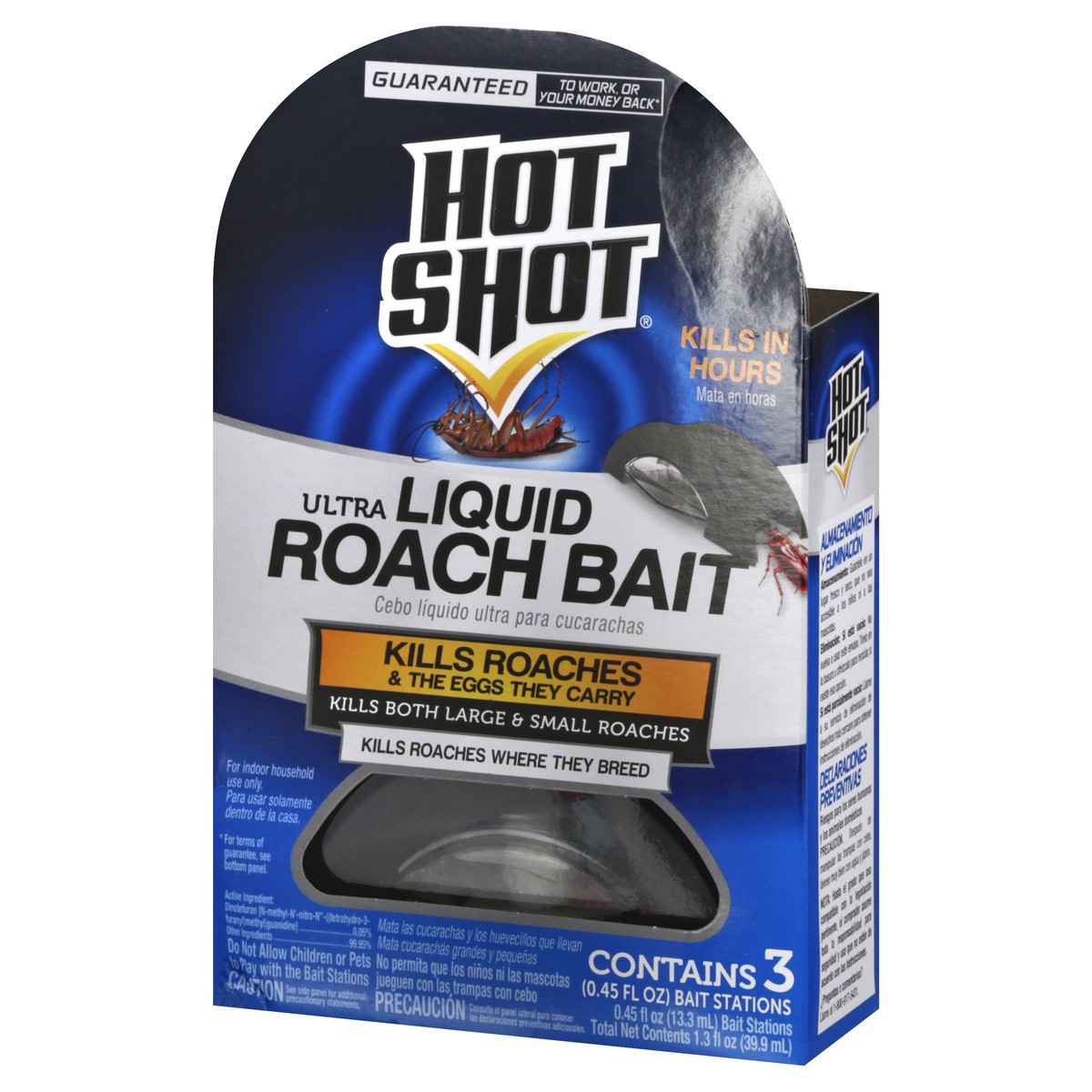 slide 9 of 11, Hot Shot Ultra Liquid Roach Bait 3 ea, 3 ct