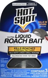 Hot Shot Ultra Liquid Roach Bait 3 ea