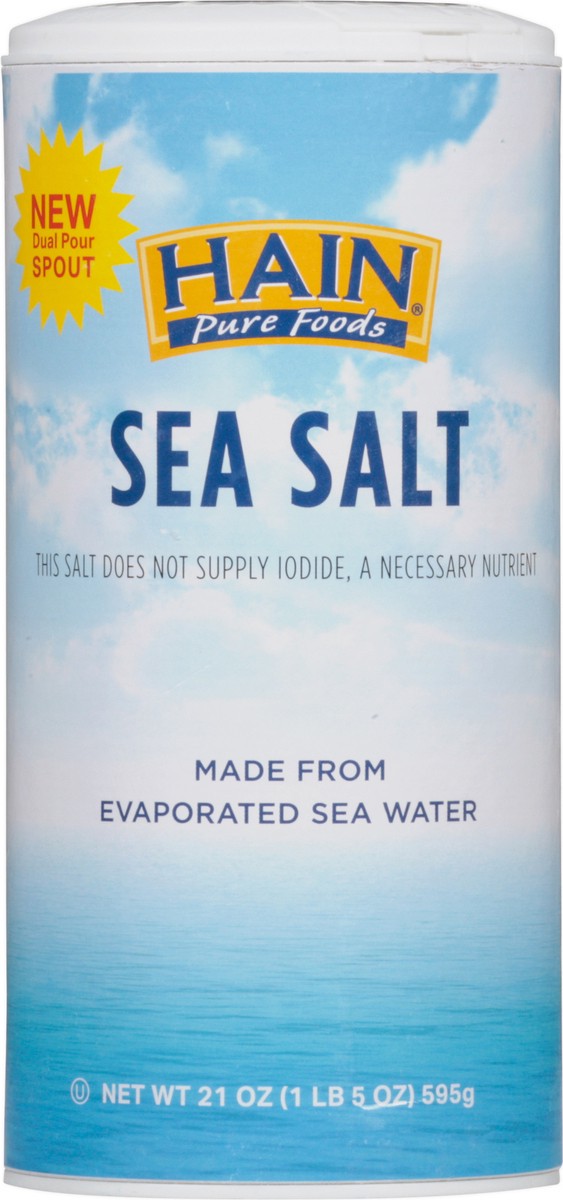 slide 7 of 11, Hain Pure Foods Salt Sea - 21 oz, 21 oz