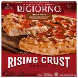 DiGiorno Frozen Pizza, Rising Crust Three Meat Pizza, 27.1oz (Frozen)