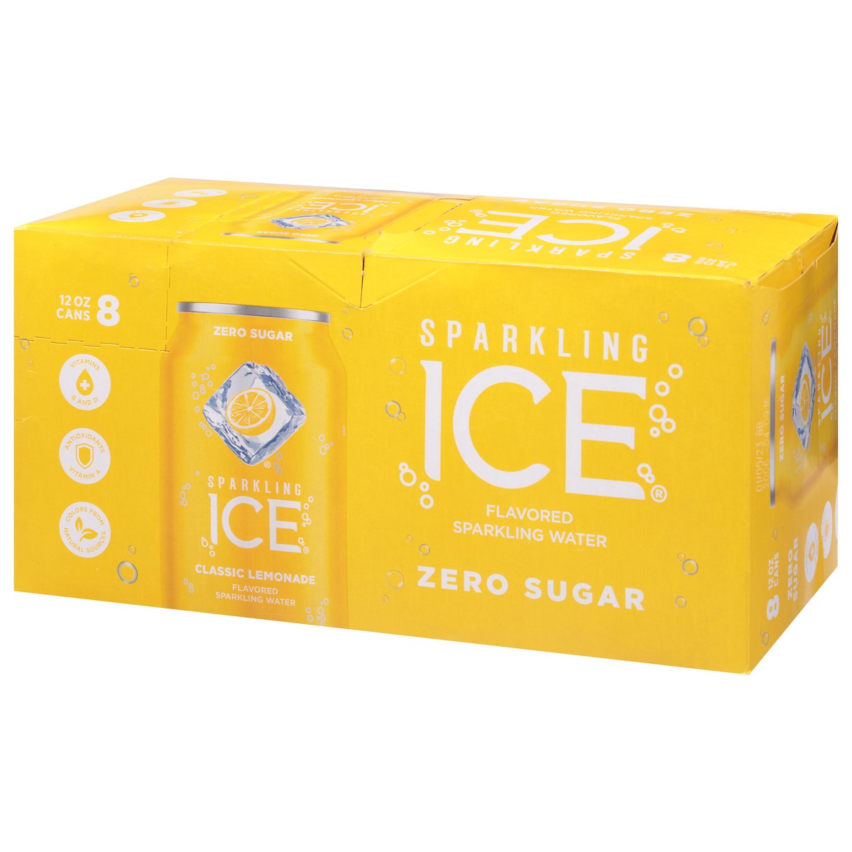 slide 5 of 9, Sparkling ICE Classic Lemonade, 8 Pack/12oz Can, 8 ct; 12 oz