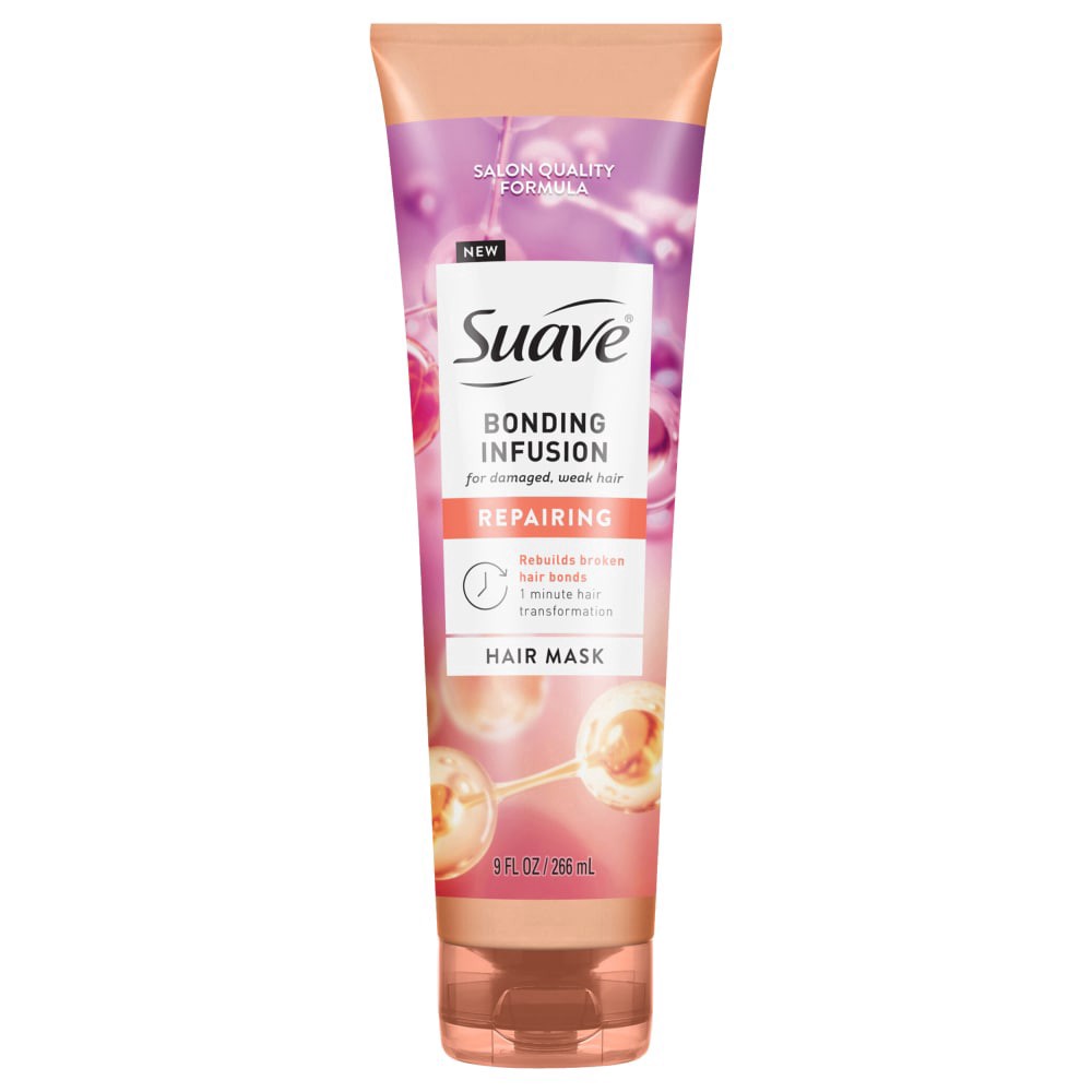 slide 2 of 2, Suave® Bonding Infusion Repairing Hair Mask, 9 fl oz