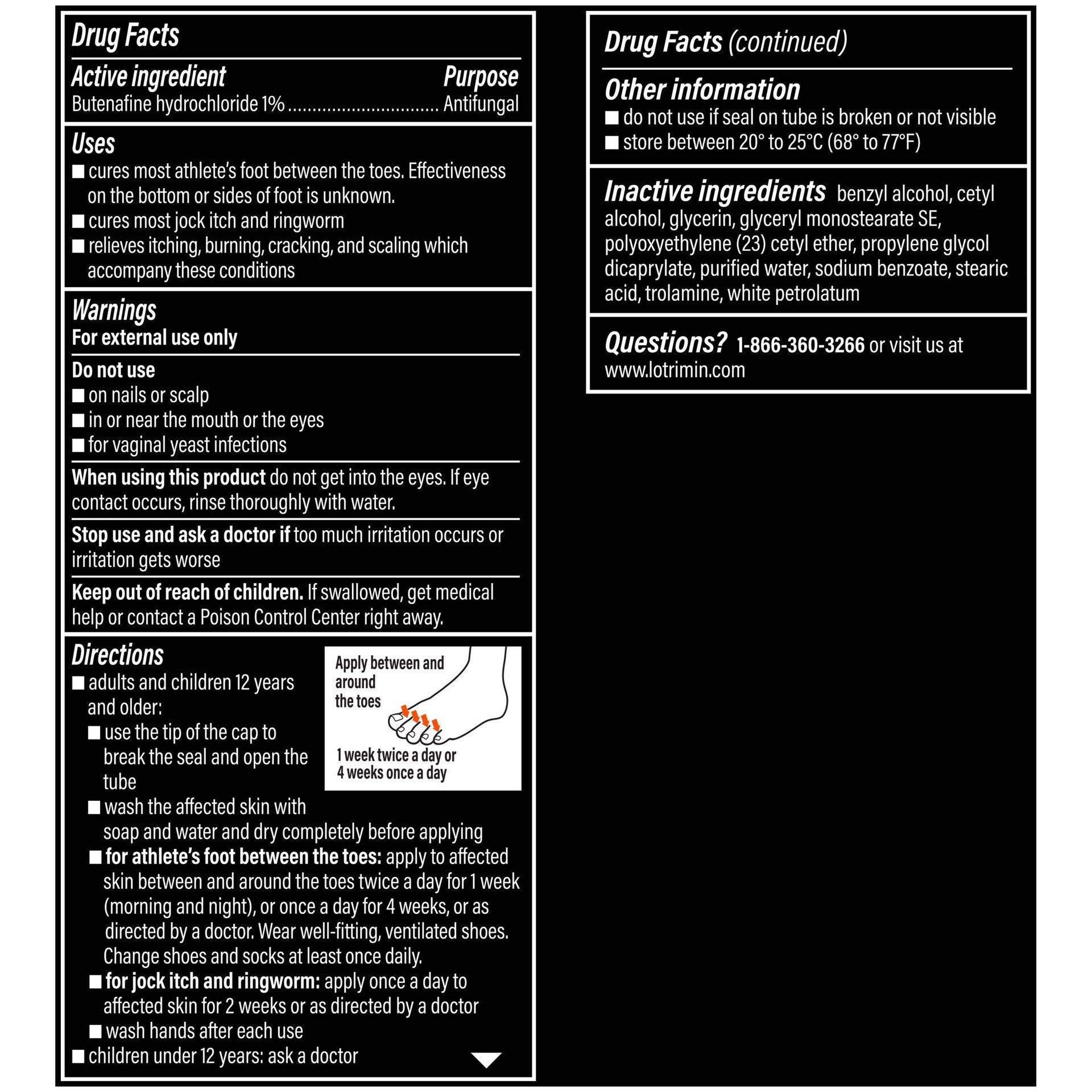 slide 8 of 10, Lotrimin Ultra Athlete's Foot Cream, 0.53 oz