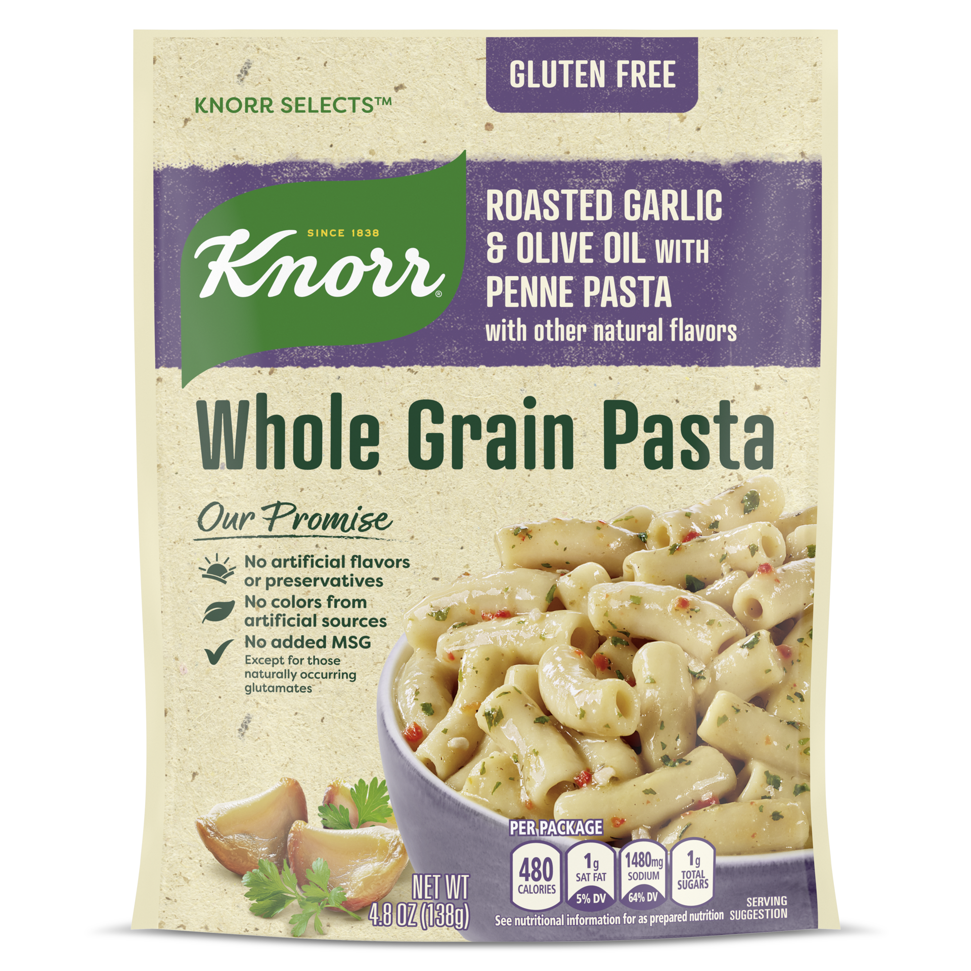 slide 4 of 4, Knorr Selects Whole Grain Pasta, 4.7 oz