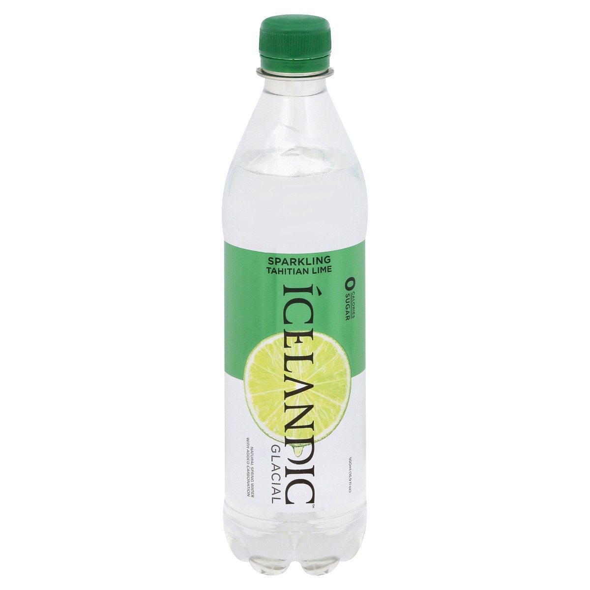 slide 1 of 10, Icelandic Glacial Sparkling Tahitian Lime Sparkling Spring Water, 16.9 fl oz