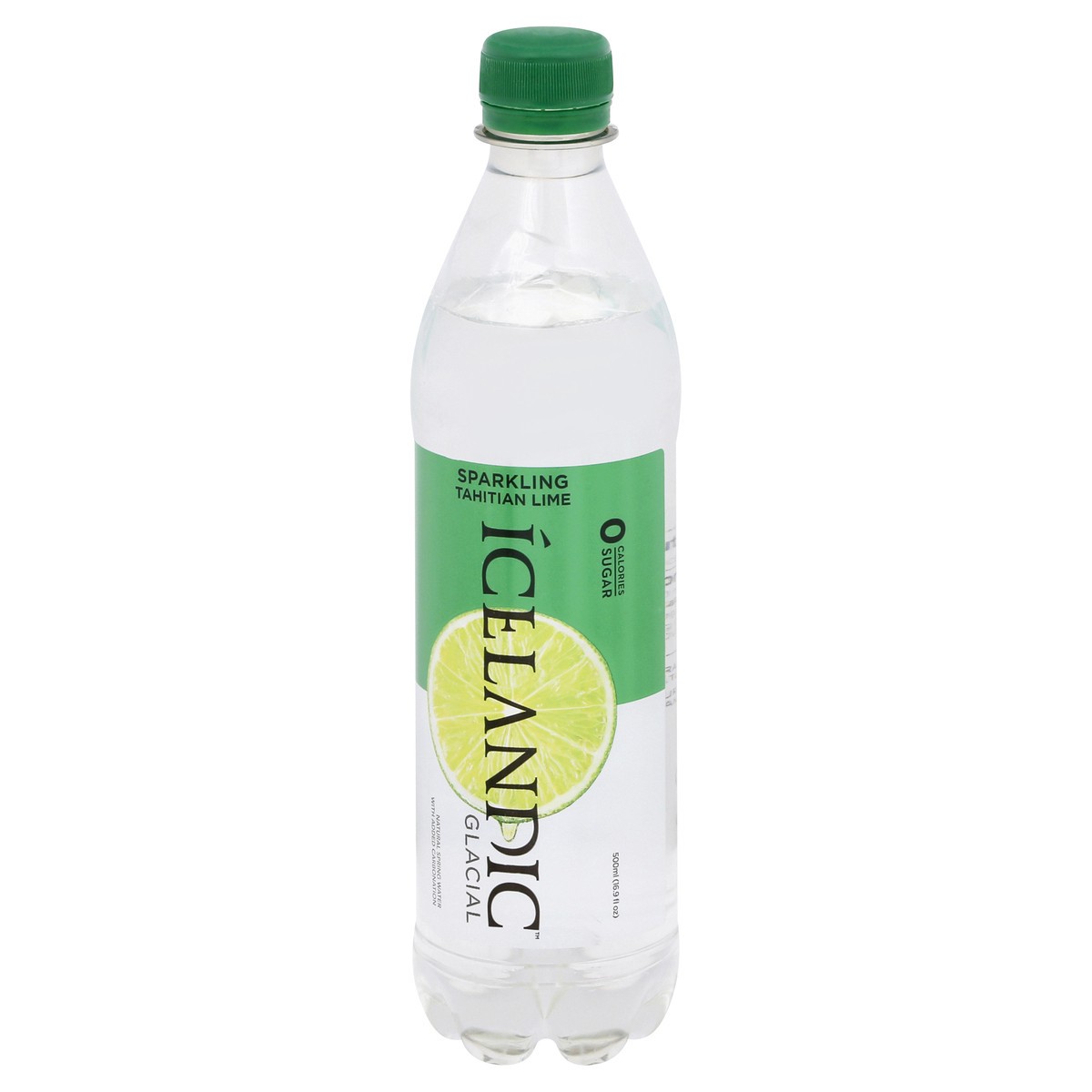 slide 7 of 10, Icelandic Glacial Sparkling Tahitian Lime Sparkling Spring Water, 16.9 fl oz