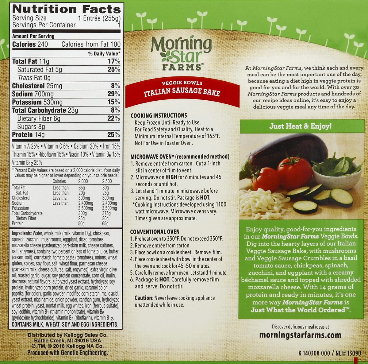 slide 2 of 8, MorningStar Farms Veggie Bowls 9 oz, 9 oz
