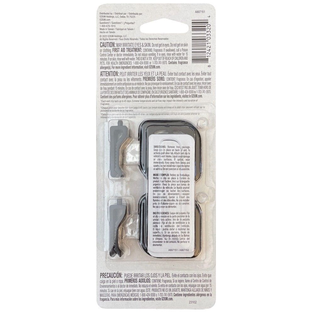 slide 2 of 2, Ozium Membrane New Car Freshener, 2 ct