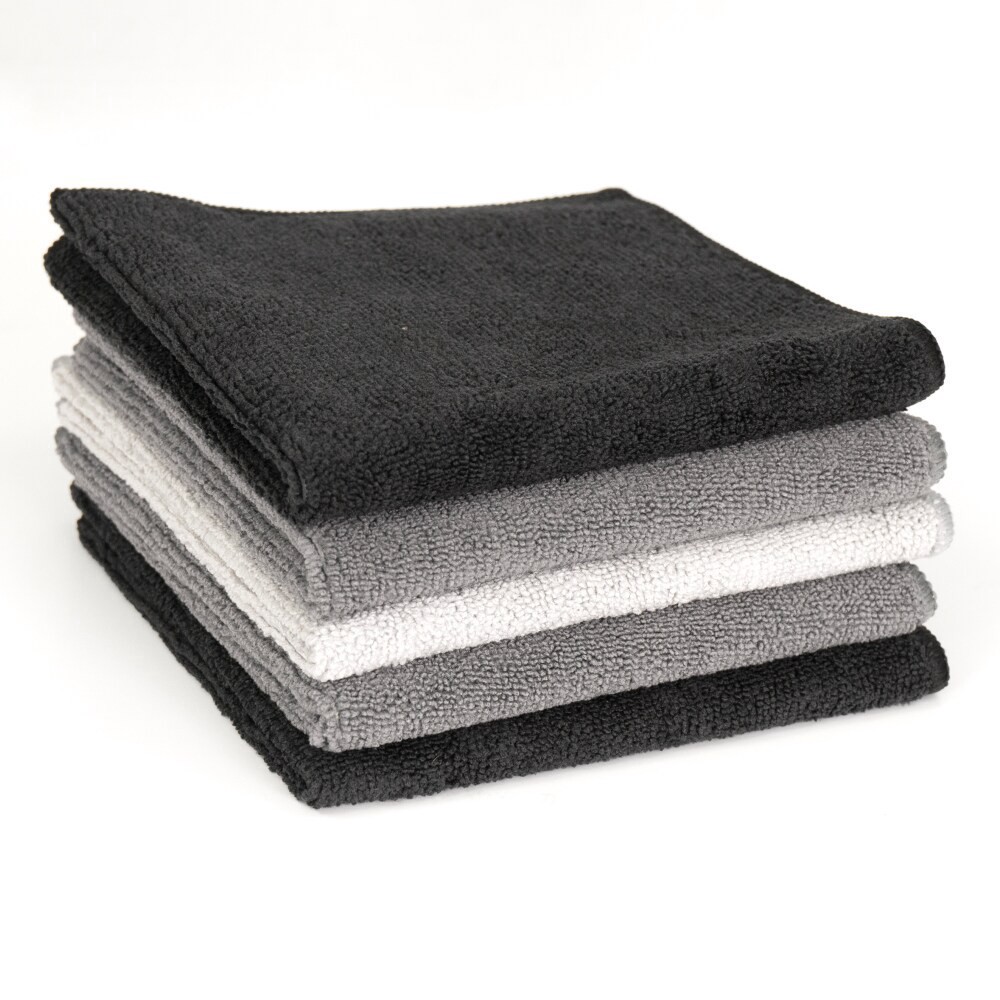 slide 2 of 2, Everyday Living Microfiber Dishcloth Multi Grey, 5 ct
