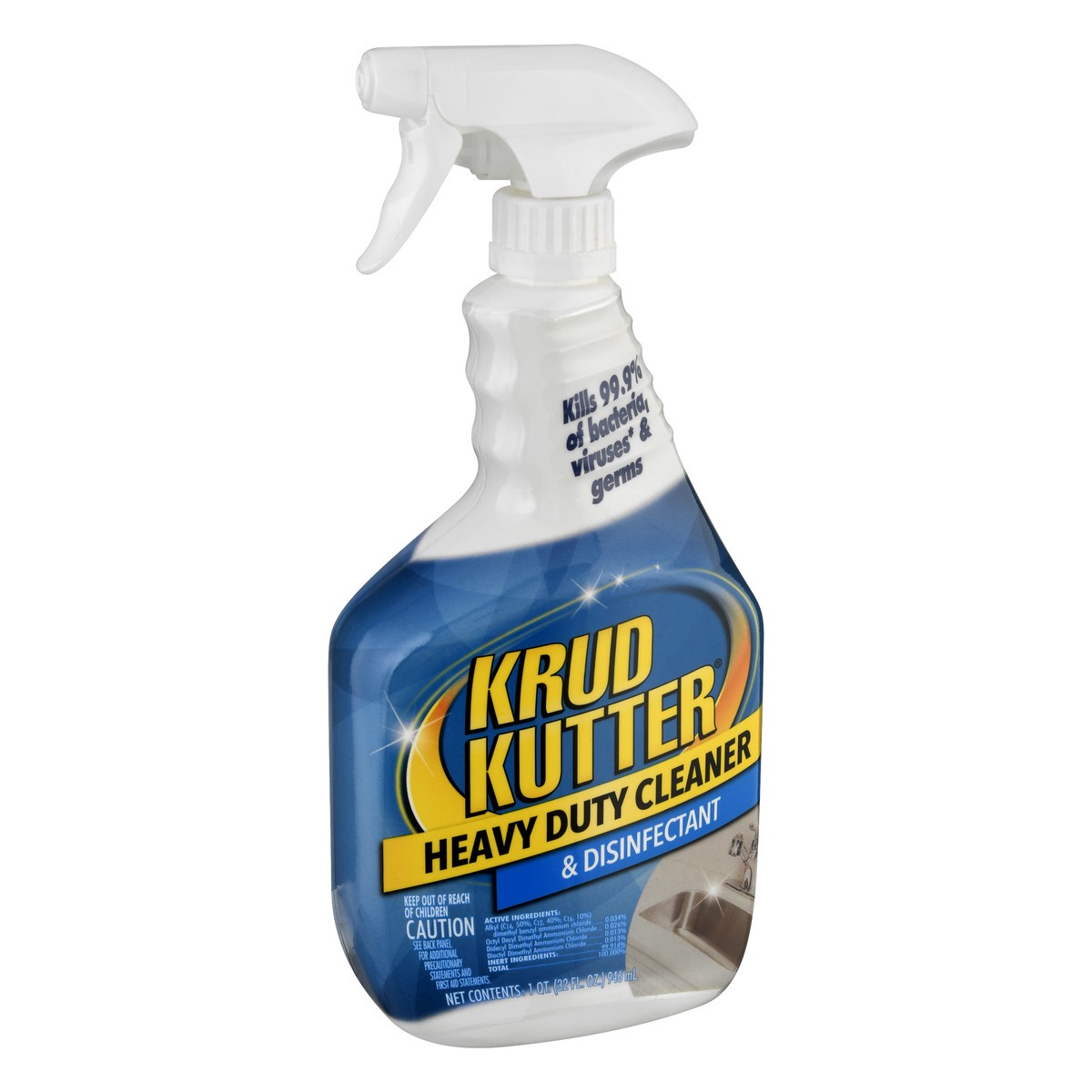 slide 8 of 9, Krud Kutter Heavy Duty Cleaner Disinfectant, 32 oz