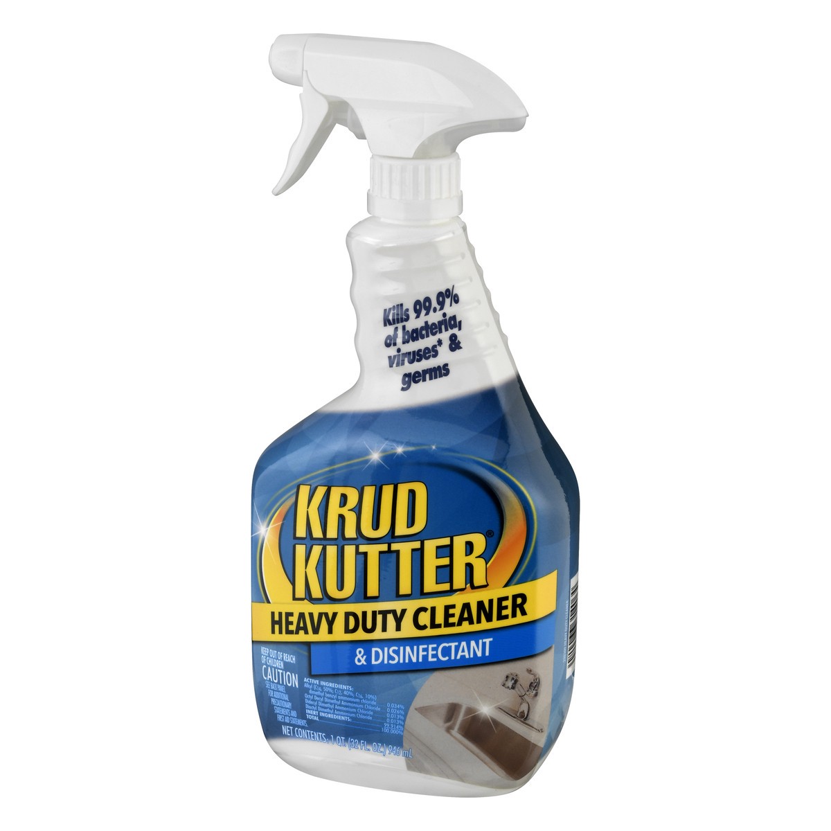 slide 2 of 9, Krud Kutter Heavy Duty Cleaner Disinfectant, 32 oz