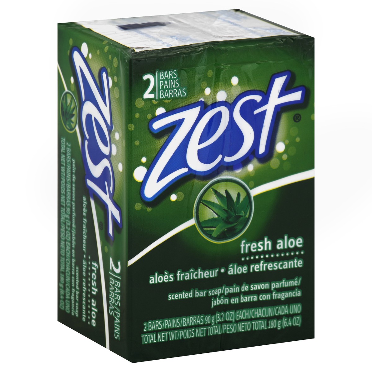 slide 5 of 5, Zest Bar Soap 2 ea, 2 ct