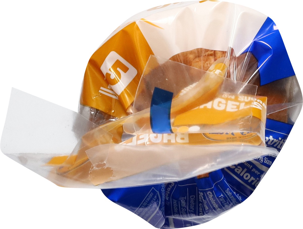 slide 9 of 13, Dairy Fresh Pre-Sliced Cinnamon Sugar Bagels 5 ea, 5 ct