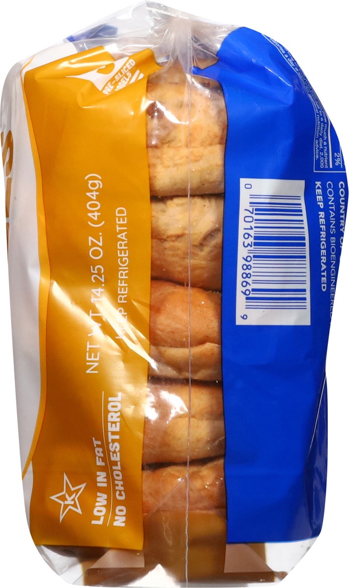 slide 5 of 13, Dairy Fresh Pre-Sliced Cinnamon Sugar Bagels 5 ea, 5 ct