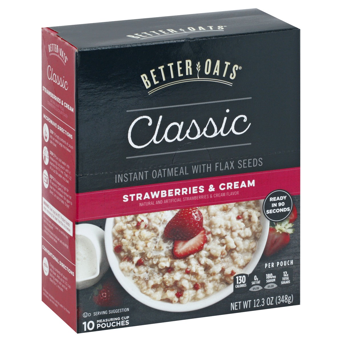 slide 2 of 13, Better Oats Classic Strawberries & Cream Oatmeal 10 ea, 10 ct