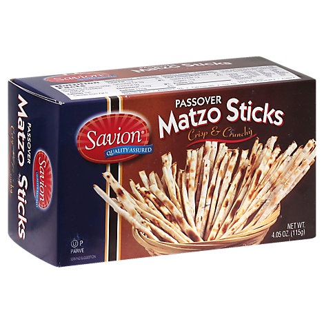 slide 1 of 1, Savion Matzo Sticks, Passover, 4 oz