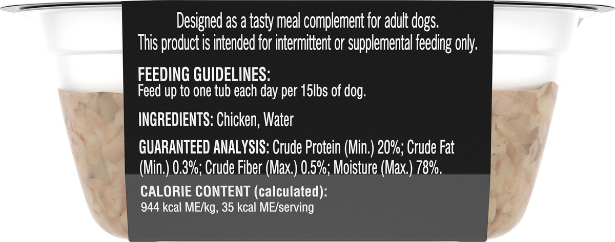 slide 7 of 8, Cesar Simply Crafted Chicken Adult Wet Dog Food - 1.3oz, 1.3 oz