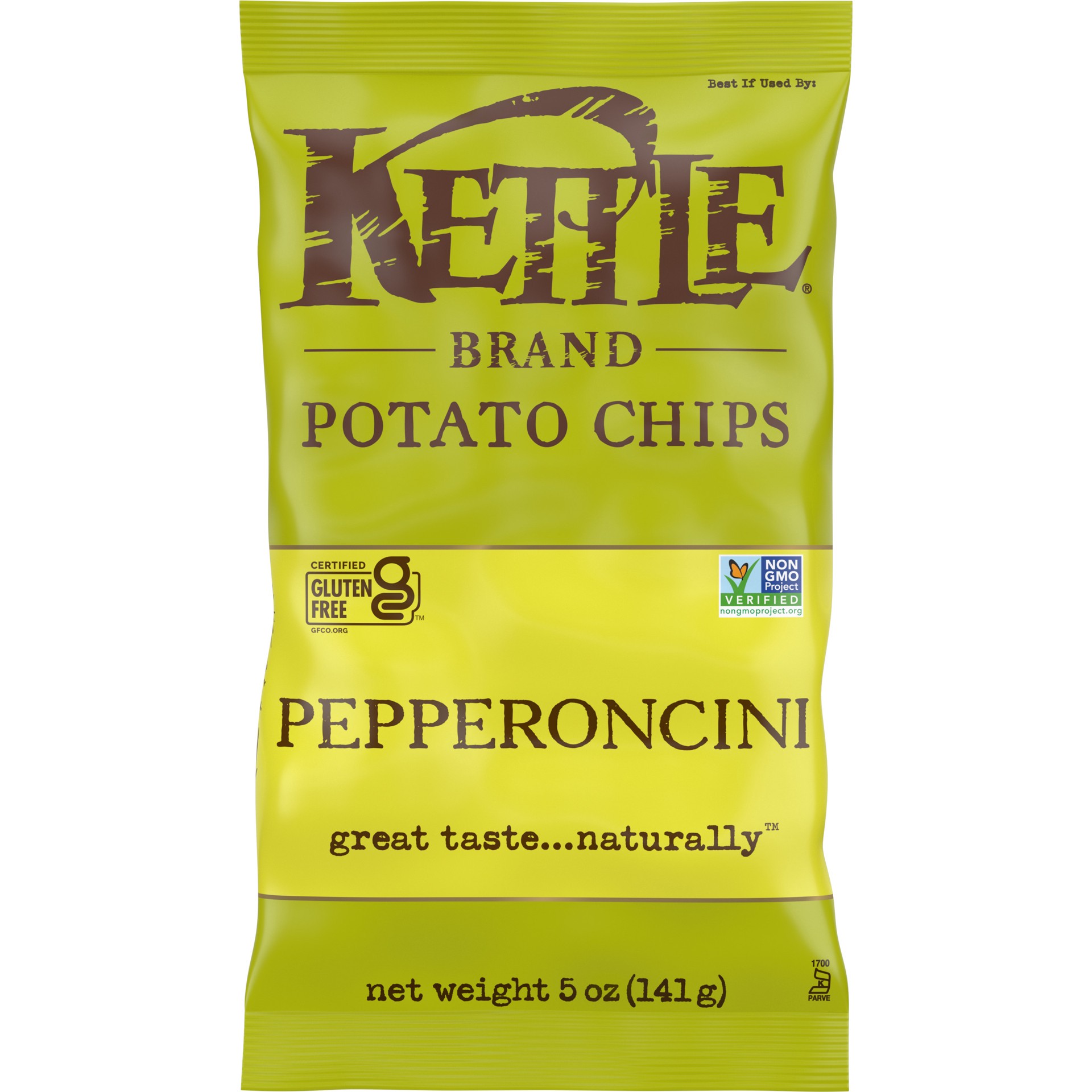 slide 1 of 5, Kettle Brand Potato Chips, Pepperoncini Kettle Chips, 5 Oz, 5 oz