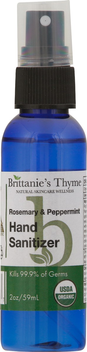 slide 6 of 9, Brittanie's Thyme Rosemary & Peppermint Hand Sanitizer 2 oz, 2 oz