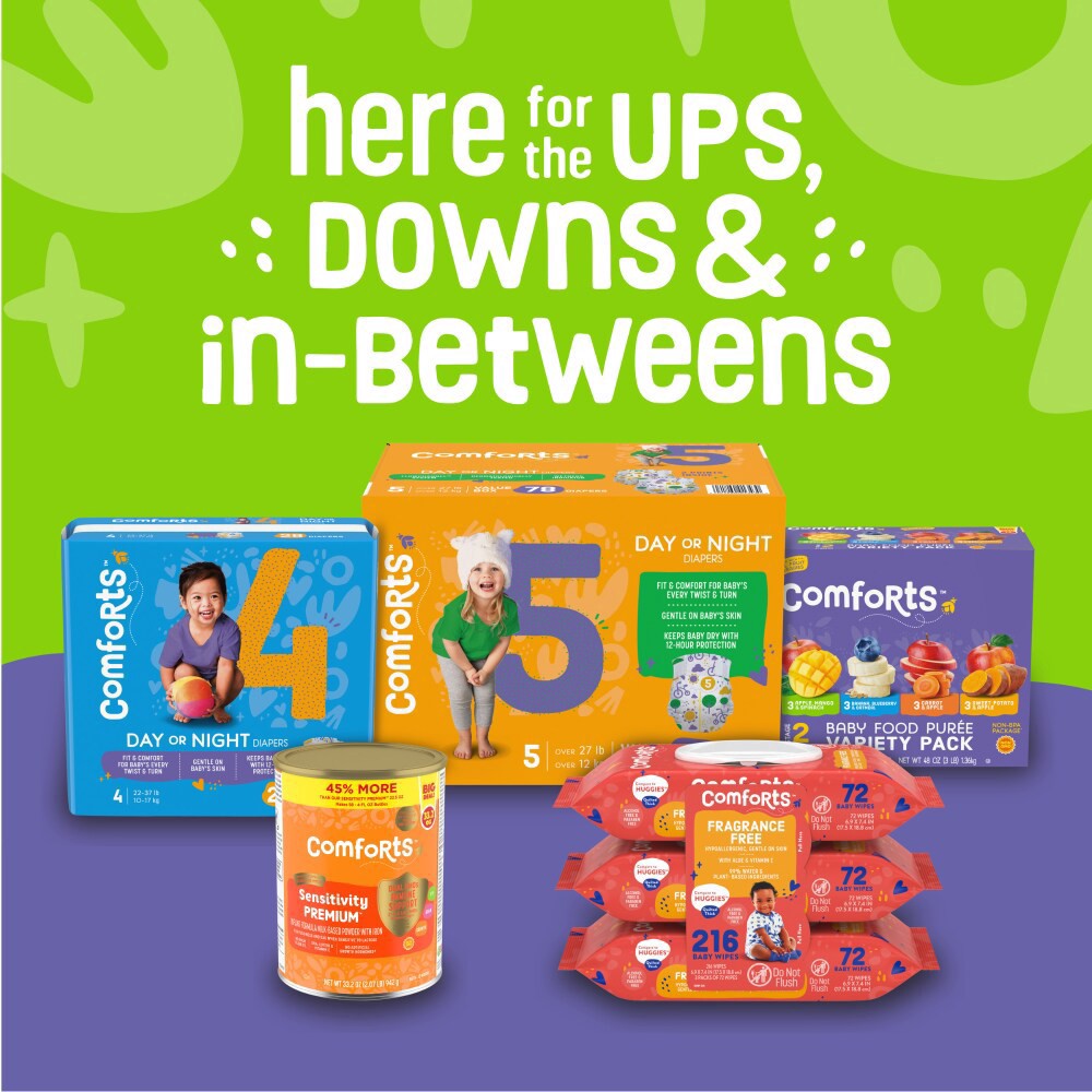 slide 2 of 3, Comforts Double Tip Cotton Safety Swabs, 55 ct