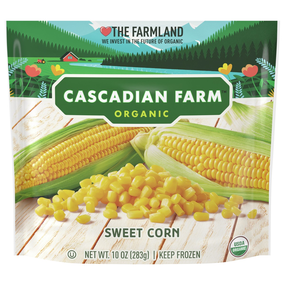 slide 12 of 13, Cascadian Farm Organic Sweet Corn, Frozen Vegetables, 10 oz., 10 oz