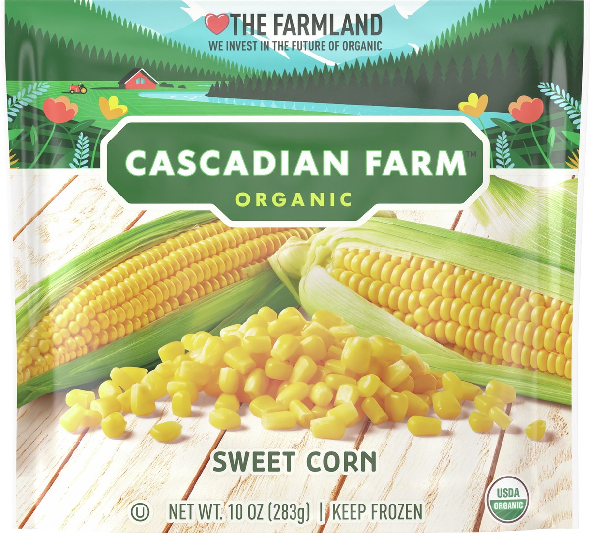 slide 8 of 13, Cascadian Farm Organic Sweet Corn, Frozen Vegetables, 10 oz., 10 oz