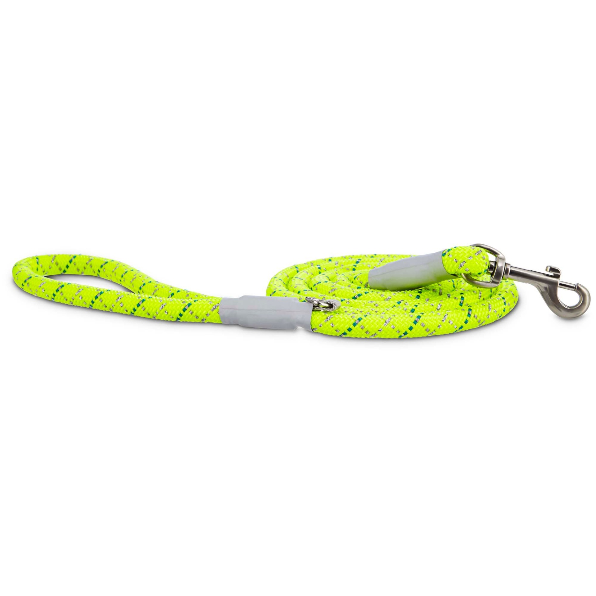 slide 1 of 1, Good2Go Reflective Braided Rope Leash in Yellow, 1 ct