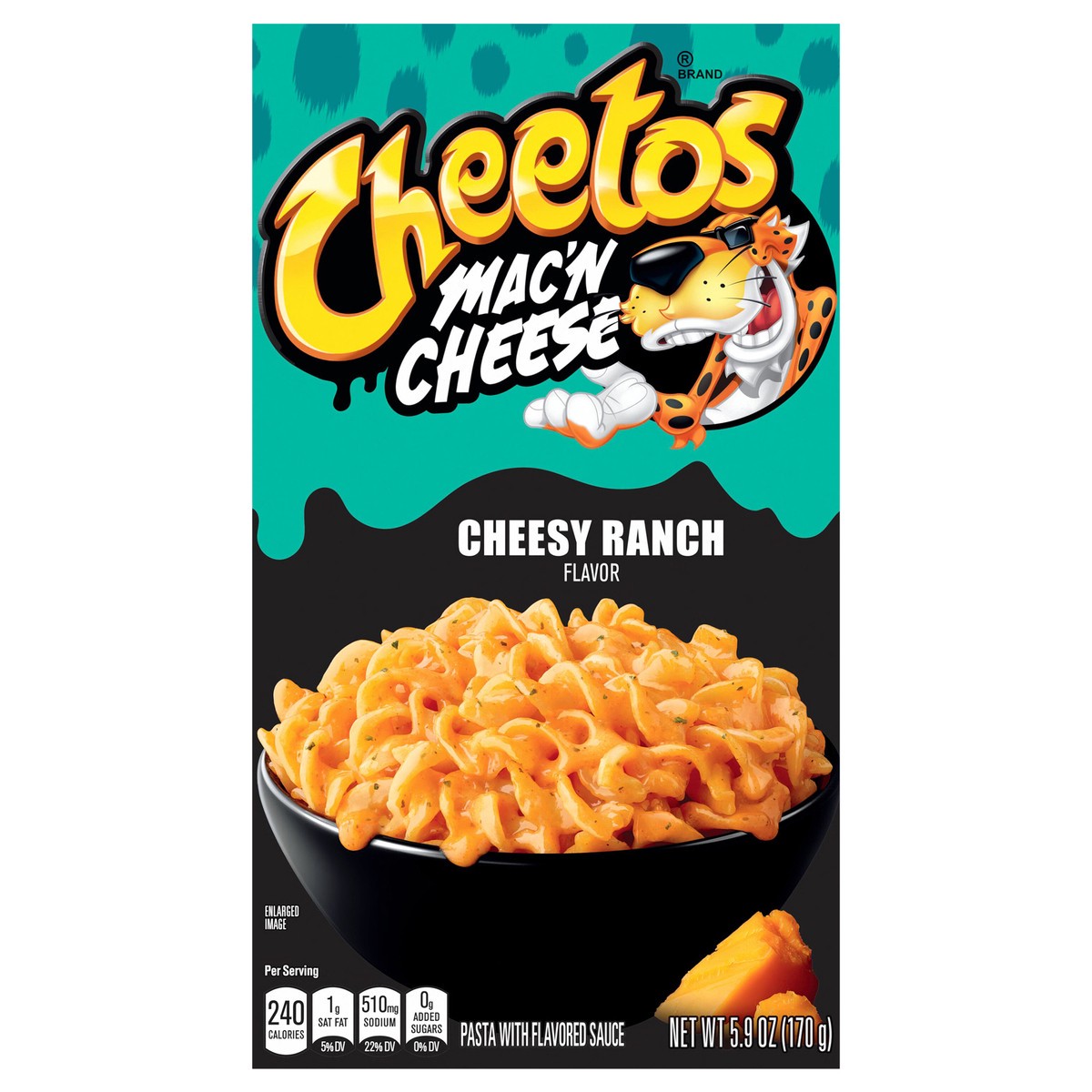 slide 10 of 11, Cheetos Mac'n Cheese Pasta With Flavored Sauce Cheesy Ranch Flavor 5.9 Oz, 5.9 oz
