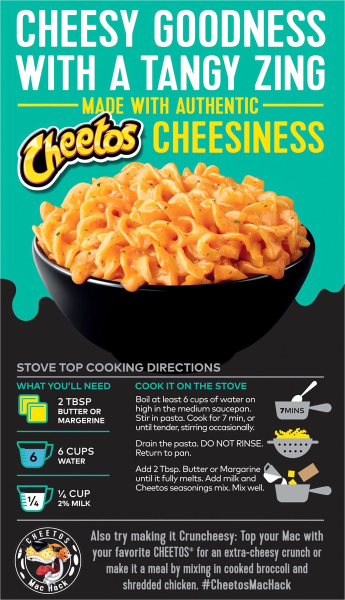 slide 5 of 11, Cheetos Mac'n Cheese Pasta With Flavored Sauce Cheesy Ranch Flavor 5.9 Oz, 5.9 oz