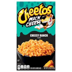 Cheetos Mac'n Cheese Pasta With Flavored Sauce Cheesy Ranch Flavor 5.9 Oz