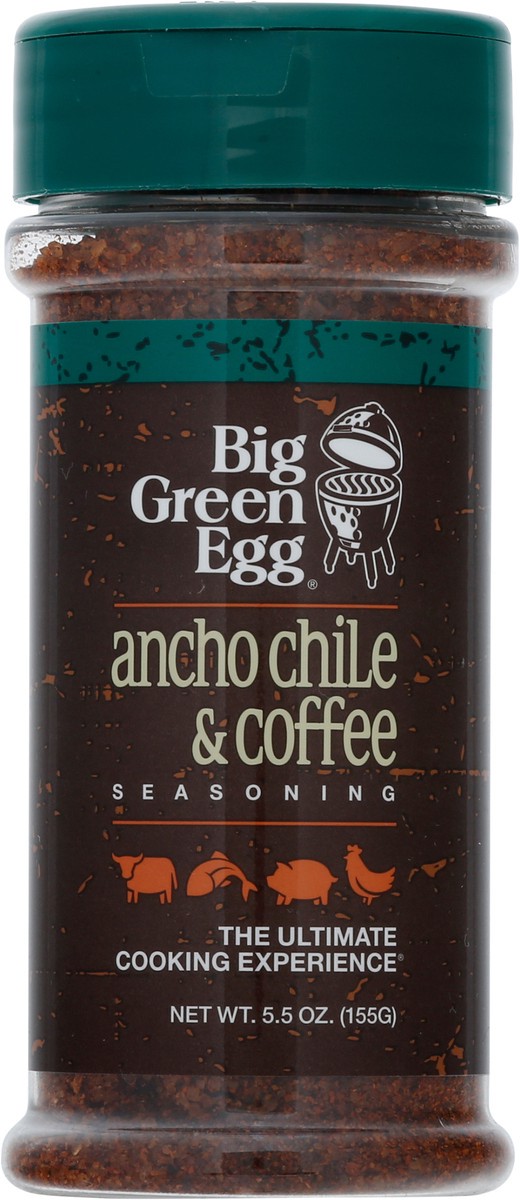 slide 6 of 13, Big Green Egg Ancho Chile & Coffee Seasoning 5.5 oz Bottle, 5.5 oz